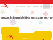 Tablet Screenshot of guven-tas.com